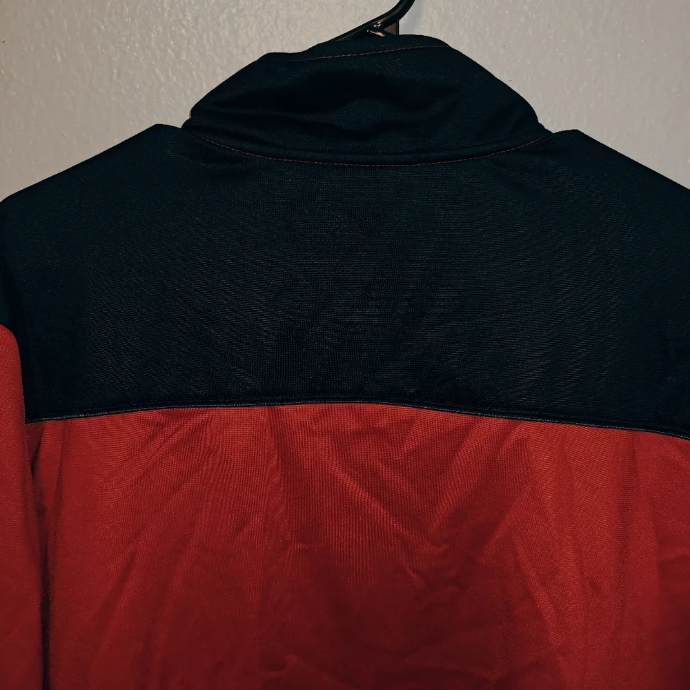 And1 Red and Black Lightweight Track Jacket Size XL